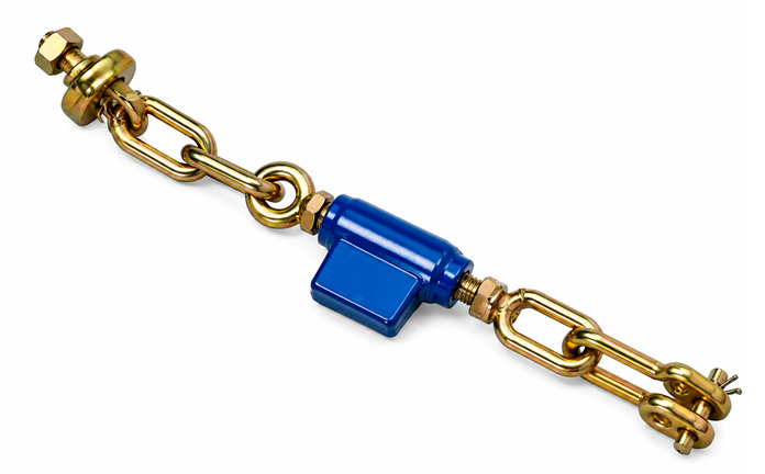 Stabiliser chain with blue adjuster