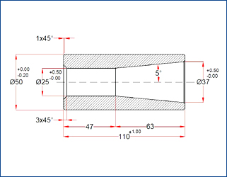 Draw Tines Bushing 1