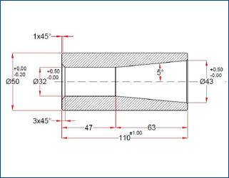Draw Tines Bushing 3
