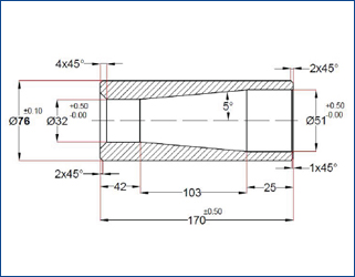 Draw Tines Bushing 7
