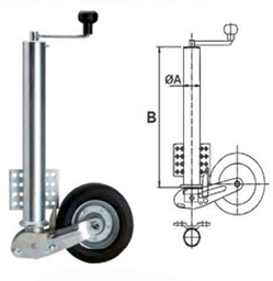 Trailer Automatic Jockey Wheel